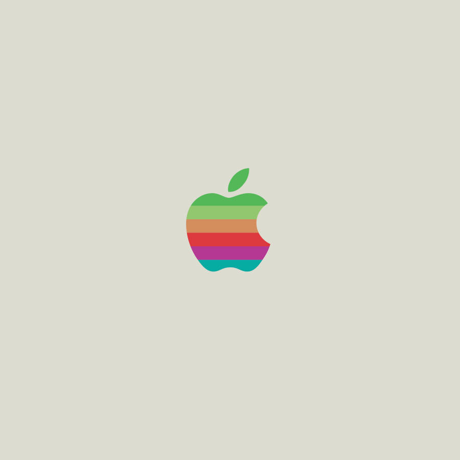 Rainbow Apple Logo Wallpaper