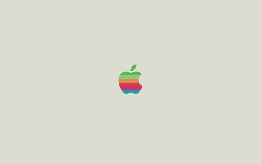 Rainbow Color Macbook Logo Wallpaper