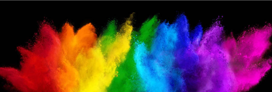 Rainbow Dark Color Wallpaper