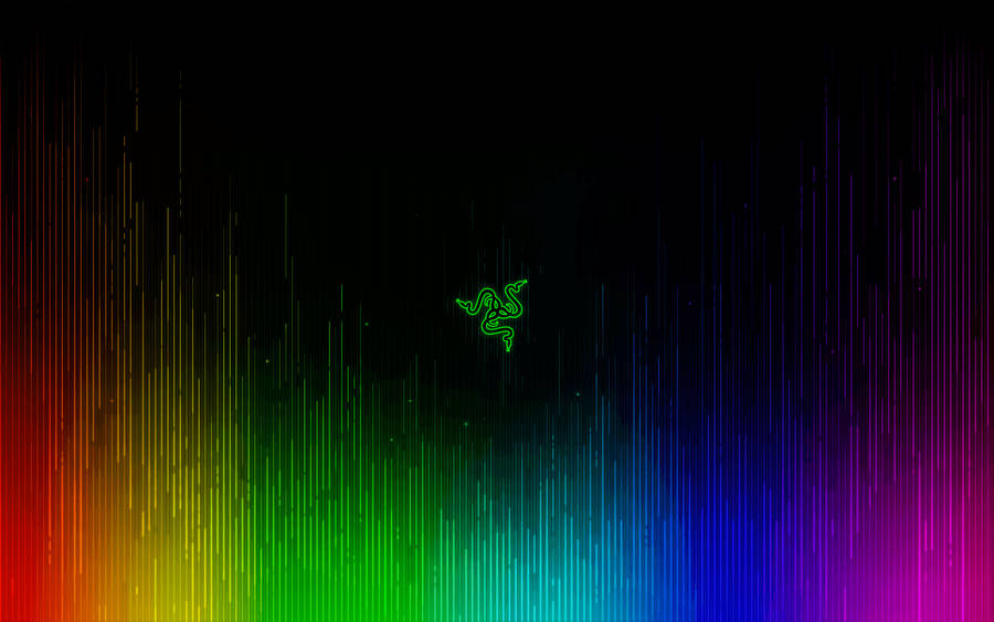 Rainbow Lines Razer Wallpaper