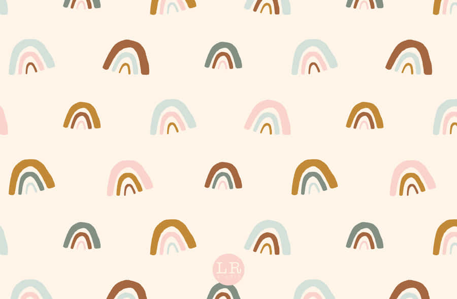 Rainbow Neutral Desktop Wallpaper