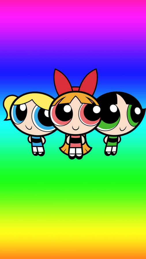 Rainbow Powerpuff Girls For Girls Wallpaper