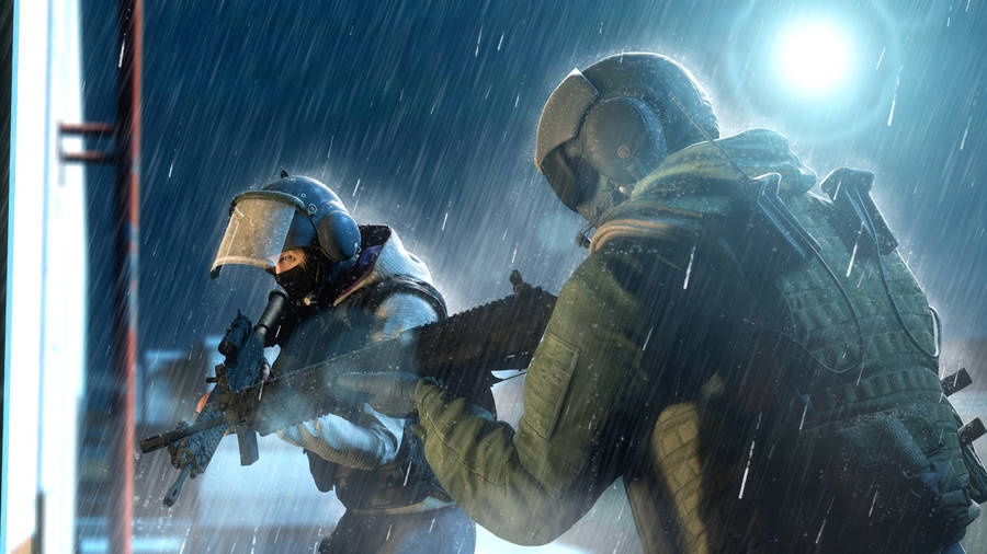 Rainbow Six Under The Rain Wallpaper