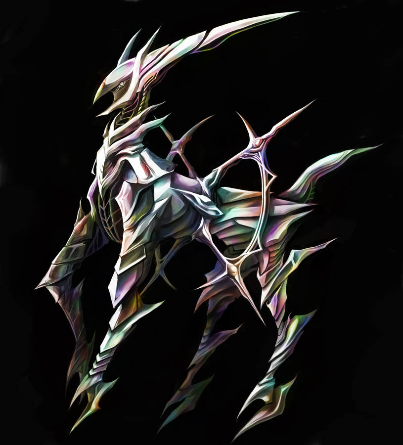 Rainbow Steel Arceus Wallpaper