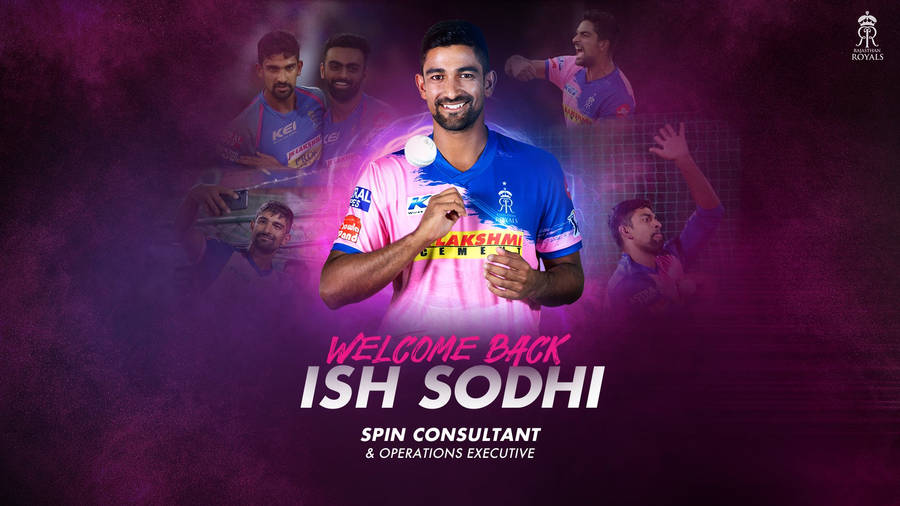 Rajasthan Royals Ish Sodhi Wallpaper