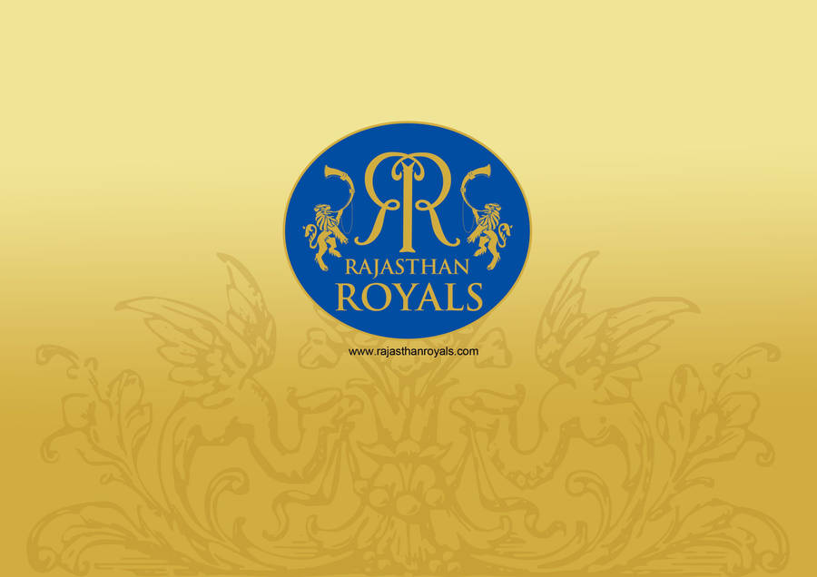 Rajasthan Royals Yellow Background Wallpaper