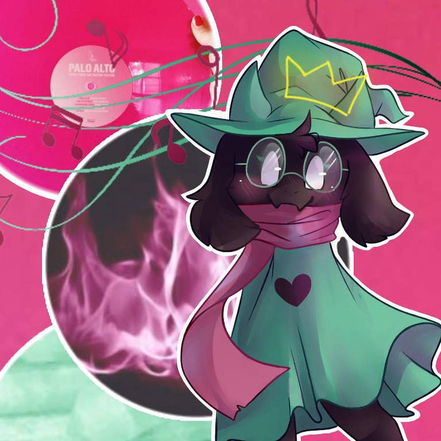 Ralsei Pink Poster Wallpaper