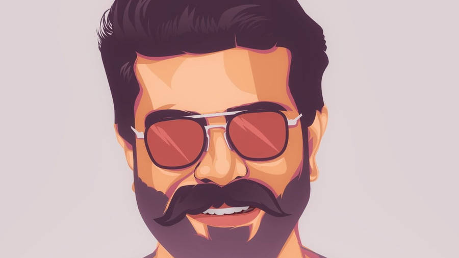 Ram Charan Hd Smile Vector Art Wallpaper