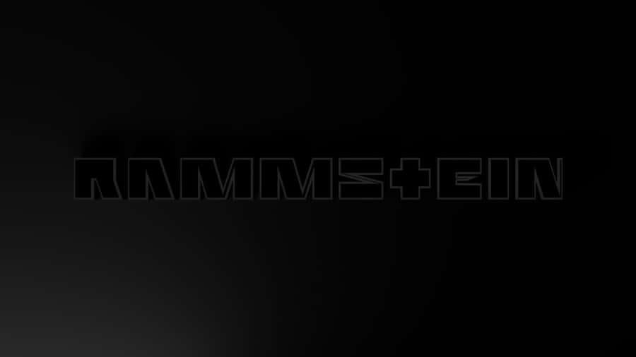 Rammstein Logo Black Background Wallpaper