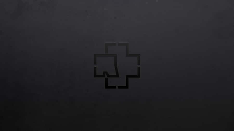 Rammstein Logo Dark Background Wallpaper