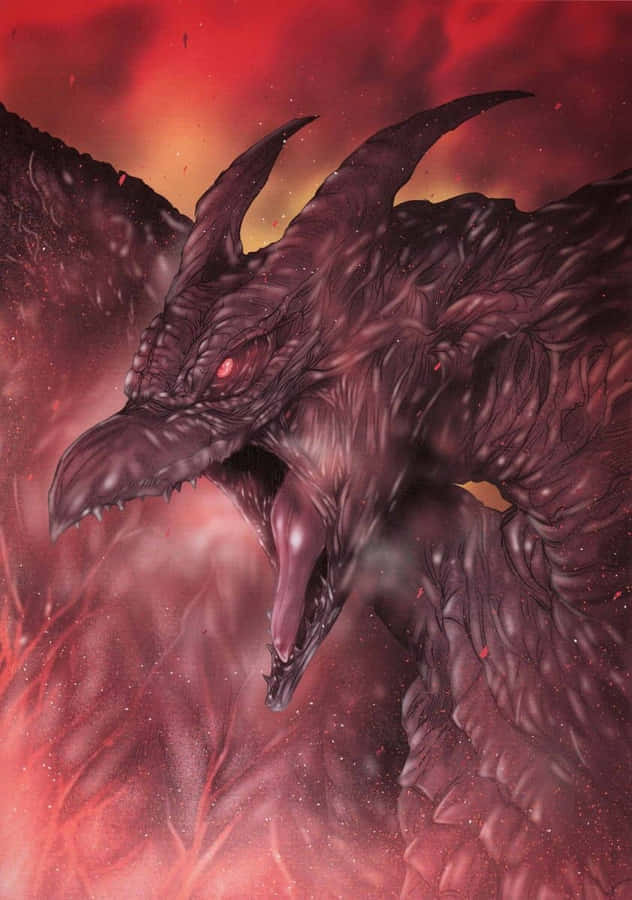 Rampaging Across New York City: The Mighty Rodan Wallpaper