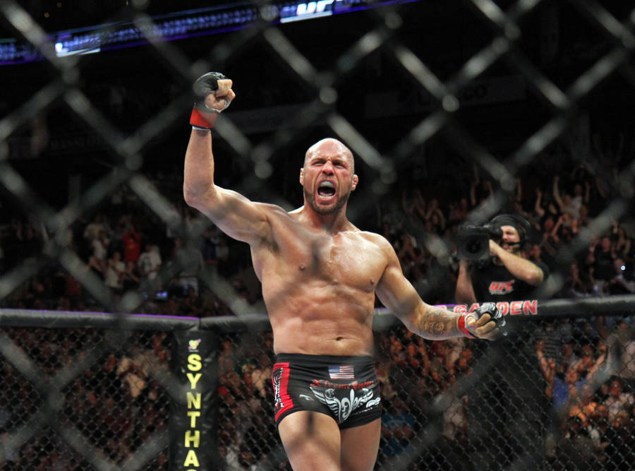 Randy Couture Fist Pump Wallpaper