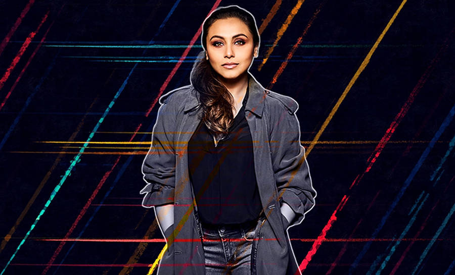 Rani Mukerji Black Poster Wallpaper