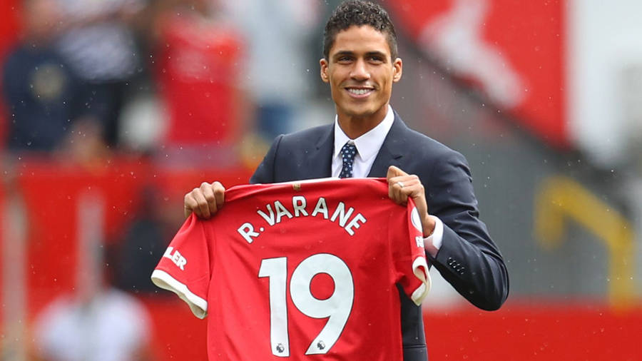 Raphael Varane Happy Jersey Wallpaper