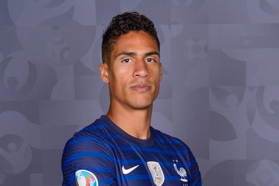 Raphael Varane Striped Navy Wallpaper