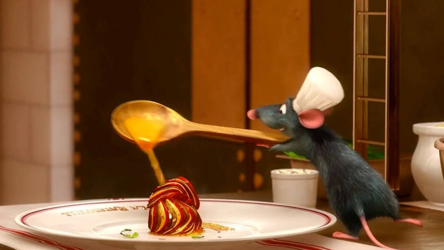 Ratatouille Remy's Dish Wallpaper