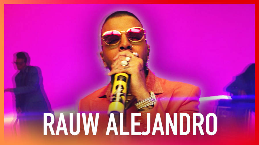 Rauw Alejandro Hot Pink Poster Wallpaper