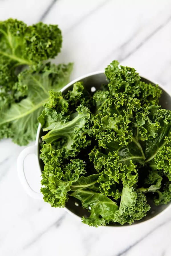 Raw Green Kale Wallpaper