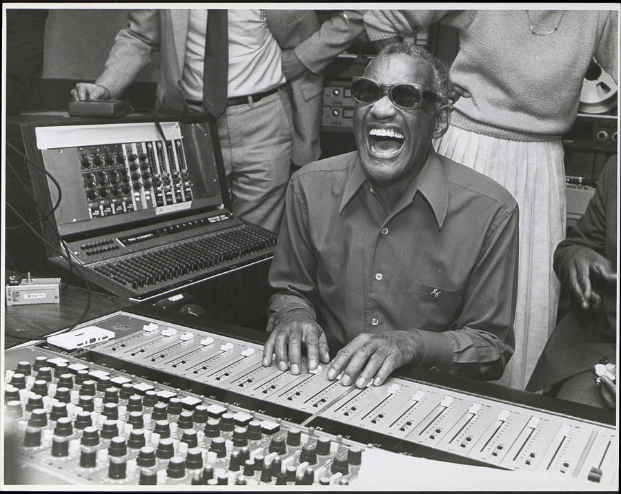 Ray Charles Vintage Photo Wallpaper