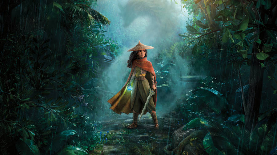 Raya And The Last Dragon Forest Rain Wallpaper