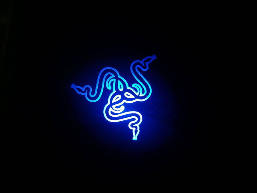 Razer In Blue Neon 4k Wallpaper