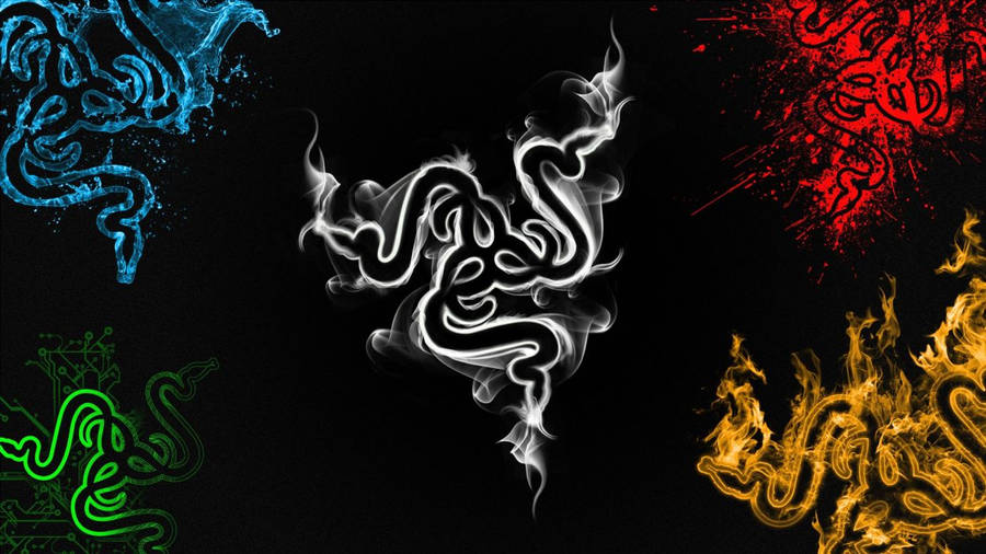 Razer Logo Colors Wallpaper