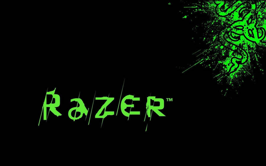 Razer Neon Chroma Font Wallpaper