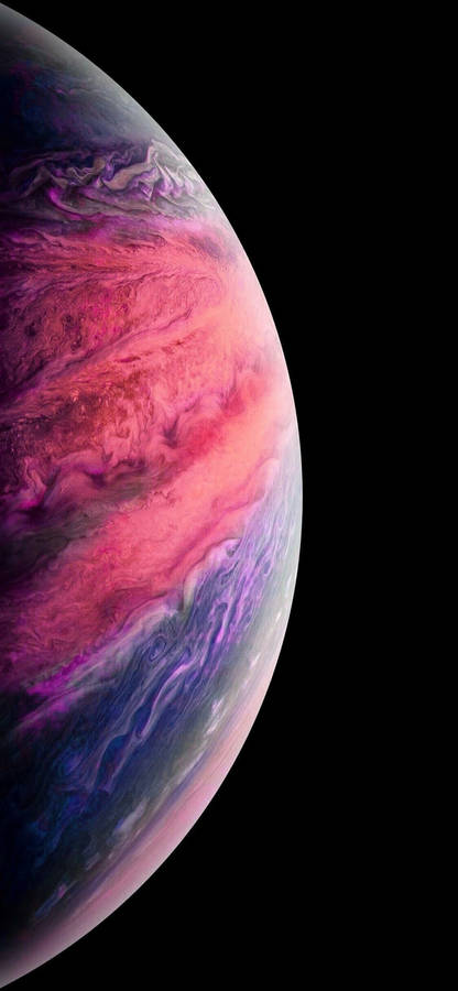 Reach The Stars And Beyond With The Iphone Xs Planet Wallpaper