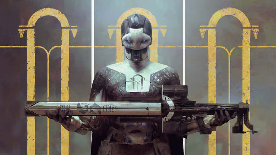 Ready To Defend Earth And The Last City: Destiny 2 Wallpaper