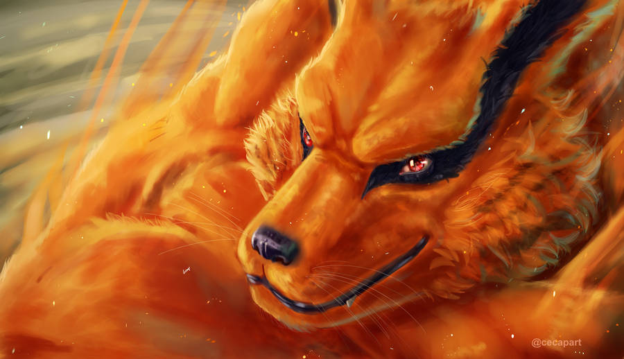 Realistic Naruto Kurama Nine Tailed Beasts Wallpaper