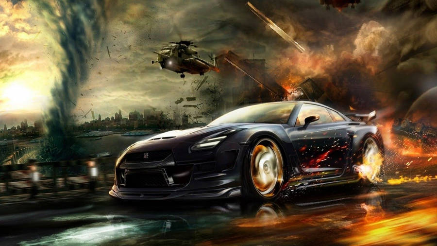 Really Cool Cars Nissan Gt-r Wallpaper