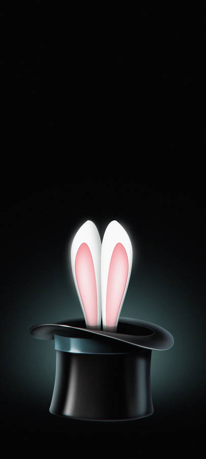 Realme 7 Top Hat And Bunny Ears Wallpaper