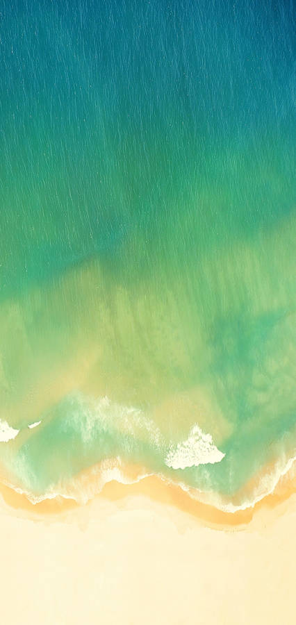 Realme Green Beach Wallpaper