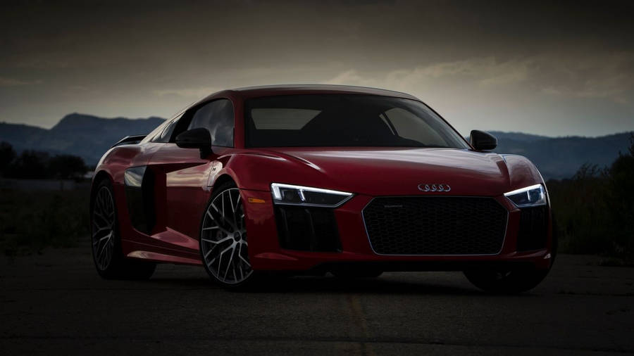 Red 1366x768 Hd Sport Car Photo Wallpaper