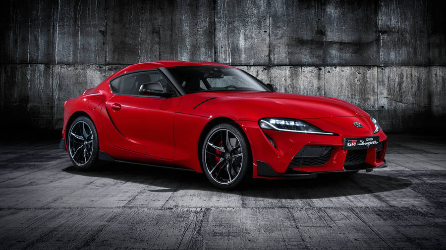 Red 4k Supra 2019 Wallpaper