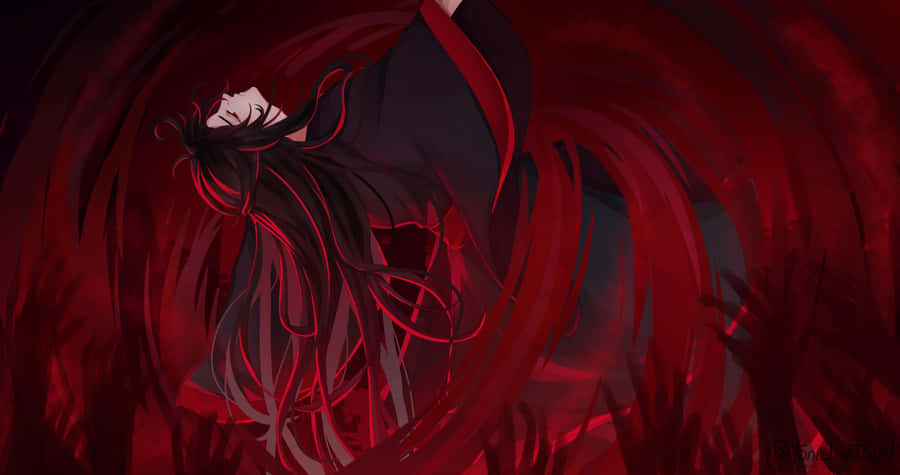 Red Aesthetic The Untamed Anime Wallpaper