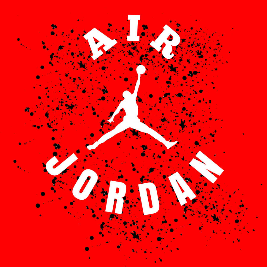 Red Air Jordan Logo Wallpaper