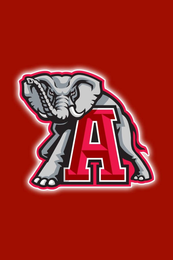 Red Alabama Crimson Tide Logo Wallpaper