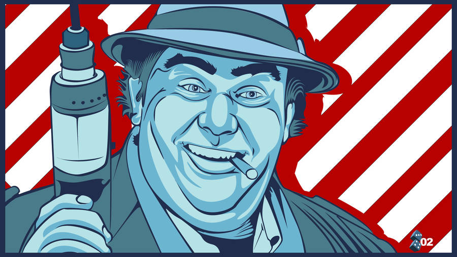 Red And Blue Art John Candy Wallpaper