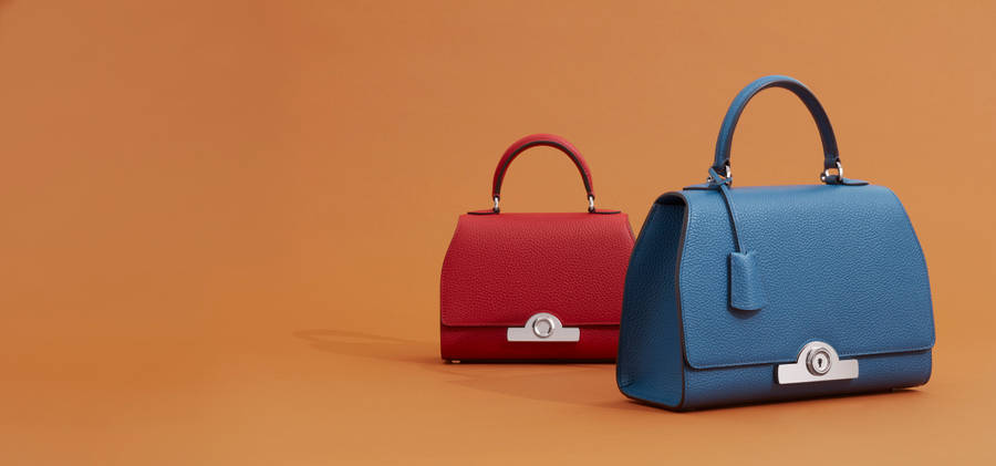 Red And Blue Moynat Rejane Bag Wallpaper