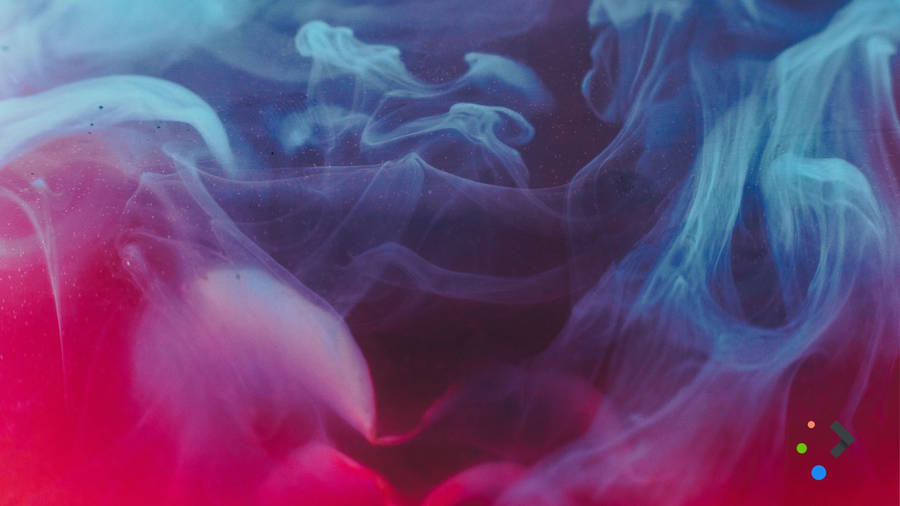 Red And Blue Smoke Wallpaper