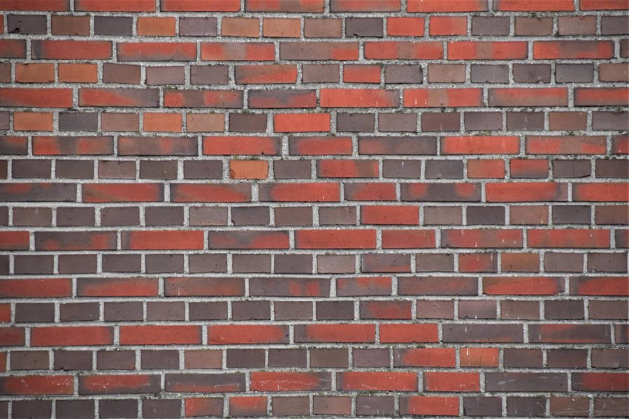 Red And Grey Brick Wall Wallpaper