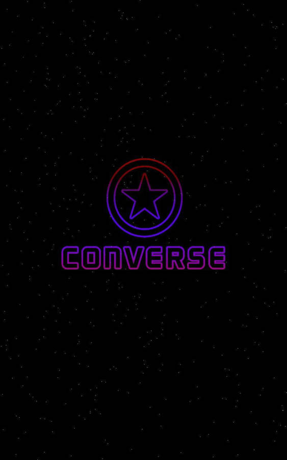 Red And Purple Converse Logo Wallpaper