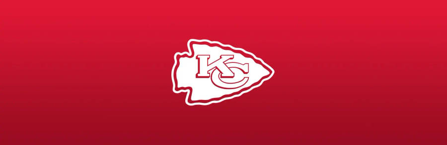 Red And White Kansas City Chiefs Logo Wallpaper