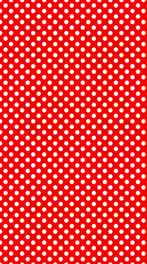 Red And White Polka Dot Wallpaper