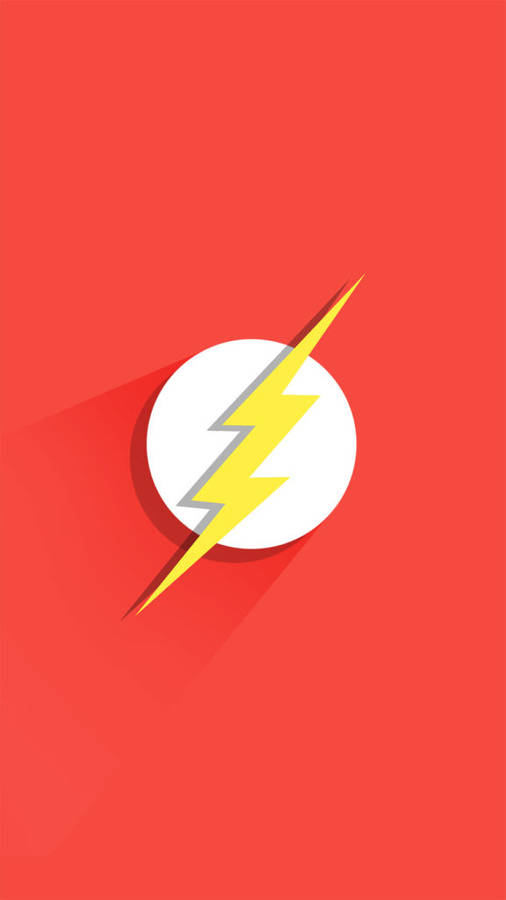 Red And Yellow The Flash Iphone Wallpaper