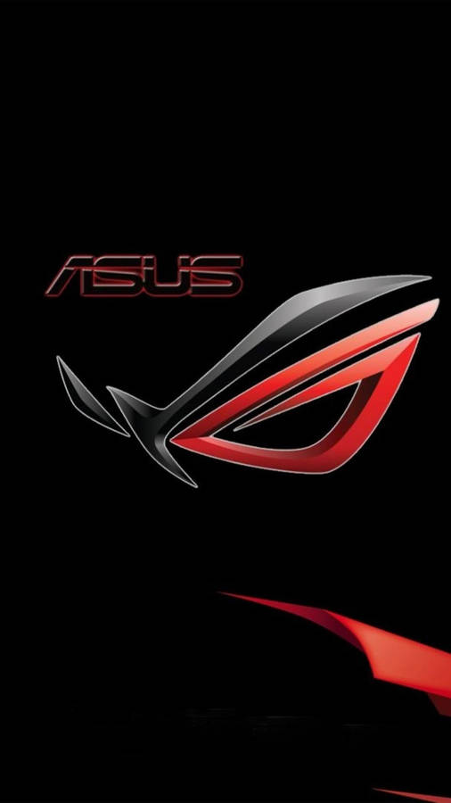 Red Asus Rog Logo Phone Wallpaper