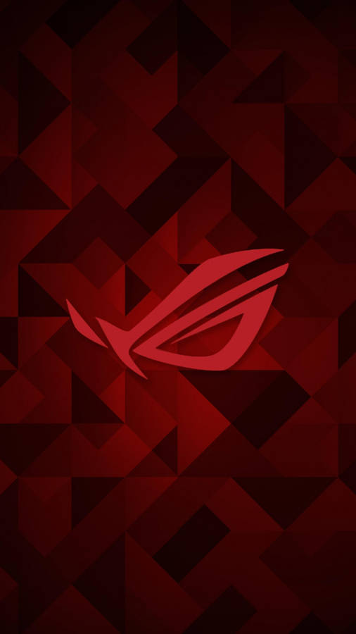 Red Asus Rog Phone Wallpaper