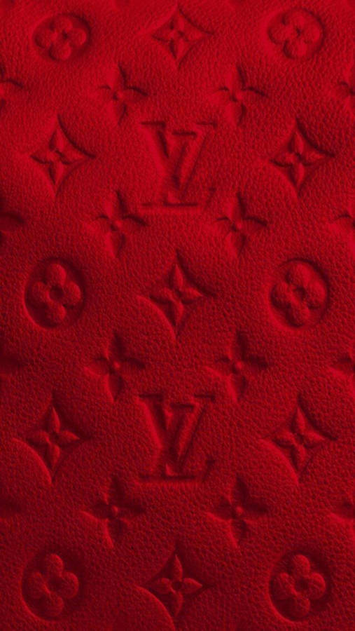 Red Baddie Louis Vuitton Wallpaper