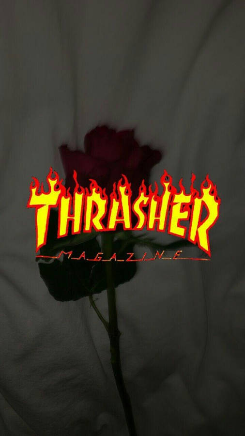 Red Baddie Thrasher Wallpaper